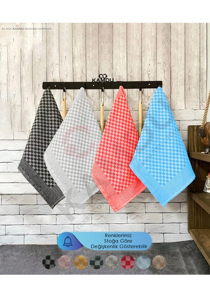 16 Adet 40 x 60 cm Ekose Desen, Alman Peçetesi, Mutfak Havlusu, Kurulama Havlusu, Mutfak Havlusu