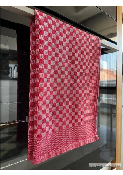 16 Adet 40 x 60 cm Ekose Desen, Alman Peçetesi, Mutfak Havlusu, Kurulama Havlusu, Mutfak Havlusu