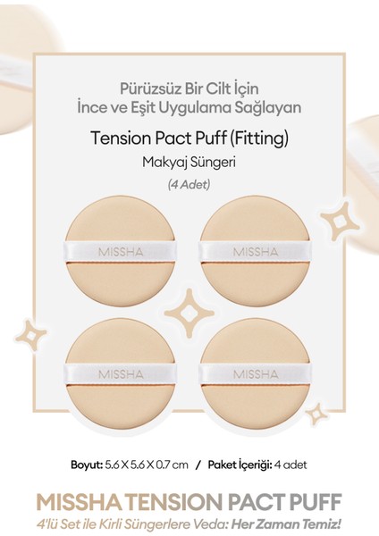 İnce ve Eşit Uygulama Sağlayan Makyaj Süngeri Tension Pact Puff (Fitting) fiyatları