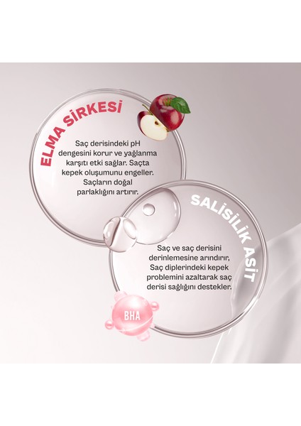 Expert Apple Cider Peeling Şampuan + Tonik + Şampuan 3'lü Set