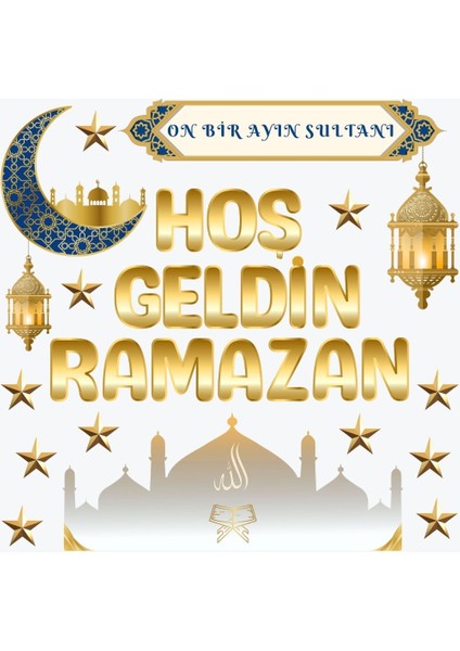 Hoş Geldin Ramazan Ev Okul Duvar Süsü