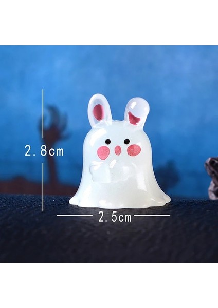Kurbağa 1 Pc Aydınlık Tavşan Ejderha Süs Karikatür Kurbağa Domuz Heykelcik Hayalet Bebek Mikro Manzara Yılbaşı Dekoru Dollhouse Minyatür Oyuncak (Yurt Dışından)