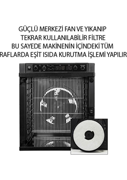 - Sedona Express 25 Lt. Meyve Ve Sebze Kurutma Makinesi - SDE-S6780-F