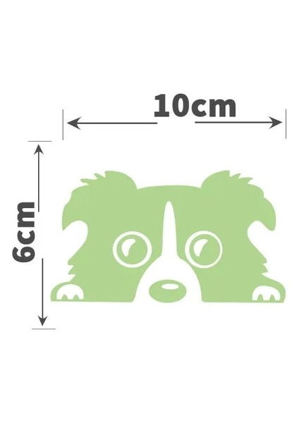 Mavi Köpek Mavi Işıltılı Boya Karikatür Anahtarı Duvar Sticker Karanlıkta Parlayan Kedi Floresan Peri Ay Yıldız Çocuk Ev Ipucu Dekorasyon Oyuncaklar (Yurt Dışından)