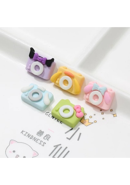 Yg-Bdg-10 Adet 10 Adet Kawaii Sanrios Karikatür Küçük Kamera Şekli Aydınlık Reçine Dıy Dekor Küpe Telefon Kabuk Yama Saç Aksesuarları Takı Oyuncak (Yurt Dışından) indirimleri
