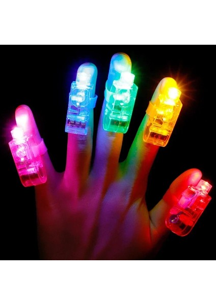 Renk Radom 1/20 Adet Çocuk LED Işıkları Parmak Yüzük Aydınlık Oyuncaklar Karanlıkta Parlayan Yanıp Sönen Halka Sahne Light Up Oynarken Parti Malzemeleri (Yurt Dışından)