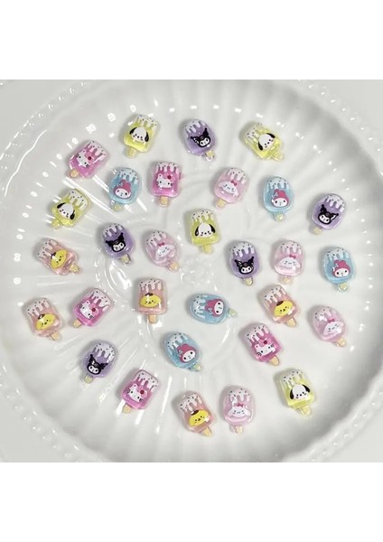 A-1 20 Adet Reçine Sanrioed Tırnak Aksesuarları Pochacco Cinnamoroll Kuromi Aydınlık Melodi Manikür Sanat Dekoru Dıy Aksesuarları Oyuncaklar Hediye (Yurt Dışından) fiyatları