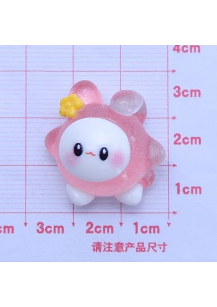 My Melody1 10 Adet Sanrios Yuvarlak Şekil Kuromi Kittys Purin Köpek Melody Pochacco Reçine Aydınlık Aksesuarları Dıy Dekoratif Malzemeler Yama Oyuncak (Yurt Dışından)