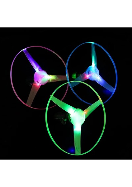 B-Rastgele Renk-1 Adet Aydınlık Çekme Tel Uçan Daire Oyuncaklar Çocuk Açık Dönen Uçan Oyuncak LED Işık Flaş Uçan Ufo Çocuklar Erken Öğrenme Oyunları (Yurt Dışından) fiyatları