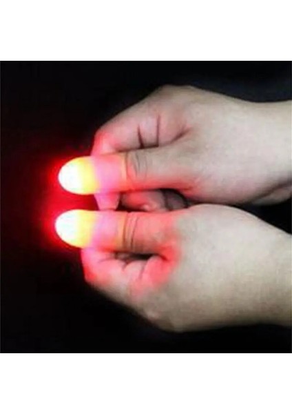 2 Adet Rastgele Renk 2 Adet Light-Up Başparmak LED Parmak Işığı Yanıp Sönen Parmaklar Sihir Sahne Kızdırma Oyuncaklar Çocuk Çocuklar Aydınlık Hediyeler (Yurt Dışından)