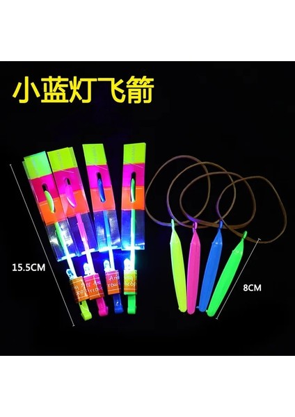 1pc Mavi Işık-B 1pc LED Aydınlatma Aydınlık Oyuncak Uçan Sapan Oyuncak Noel Dekor Işık Hızla Hızlı Mancınık Çocuk Çocuk Yenilik Oyuncak Komik Hediye (Yurt Dışından)