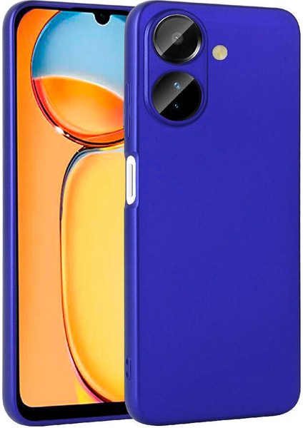 Xiaomi Poco C65 Kılıf Zore Premier Silikon Kapak-Saks MAVI-8680436764749-MLTD102927