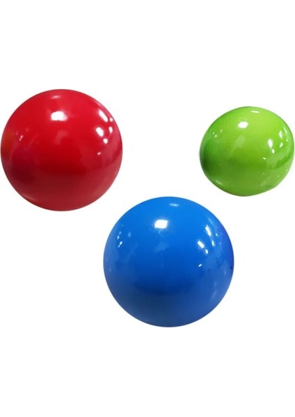 45MM Kırmızı Parlamaz 1 Adet Sopa Duvar Topu Dekompresyon Oyuncak Topu Yapışkan Squash Topu Emme Yapışkan Hedef Topu Yakalama Atma Aydınlık Top Çocuk Oyuncakları (Yurt Dışından)