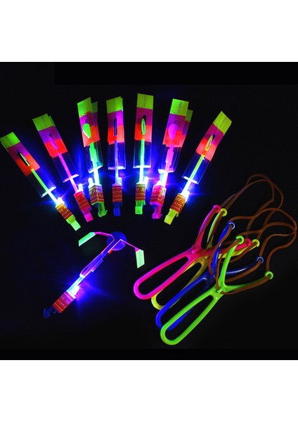 20 Adet 10-100 Adet Açık Parlayan Roket Flaş LED Işık Gece Çocuklar Aydınlık Sapan Oyuncaklar Parlaklık Sapan Elastik Lastik Bant Mancınık (Yurt Dışından) modelleri