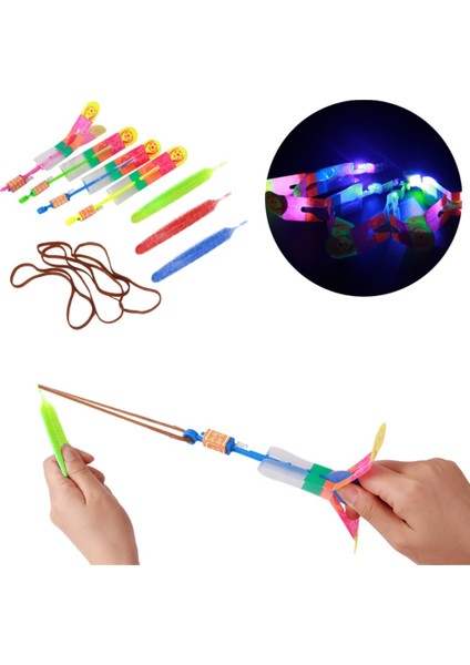 20 Adet 10-100 Adet Açık Parlayan Roket Flaş LED Işık Gece Çocuklar Aydınlık Sapan Oyuncaklar Parlaklık Sapan Elastik Lastik Bant Mancınık (Yurt Dışından) indirimleri