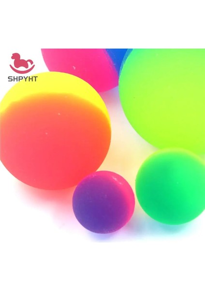 55MM 1 Adet 42/45/55MM Aydınlık Çocuk Oyuncak Topu Renkli Çocuk Zıplayan Top Kauçuk Çocuk Spor Oyunları Elastik Atlama Topları Açık Oyuncak (Yurt Dışından)