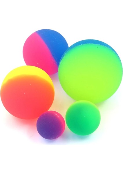 55MM 1 Adet 42/45/55MM Aydınlık Çocuk Oyuncak Topu Renkli Çocuk Zıplayan Top Kauçuk Çocuk Spor Oyunları Elastik Atlama Topları Açık Oyuncak (Yurt Dışından)