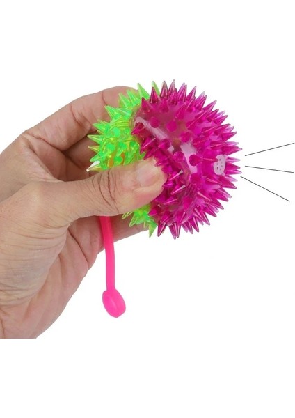 6.5 cm Masaj Topu Köpek Cızırtılı Oyuncaklar Renkli Yumuşak Kauçuk Aydınlık Pet Yavru Köpek Çiğneme Oynayan Elastik Kirpi Topu Oyuncak Küçük Evcil Hayvan Malzemeleri (Yurt Dışından) indirimleri
