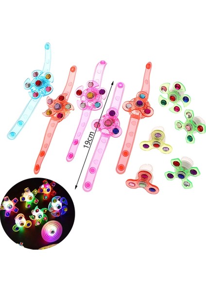 A2 Çocuk Oyuncak Yüzük Bilek Bandı Aydınlık Fidget Spinner Oyuncak Çocuk Parti Lehine Doğum Günü Konuk Eşantiyon Mevcut Yılbaşı Hediyeleri (Yurt Dışından)