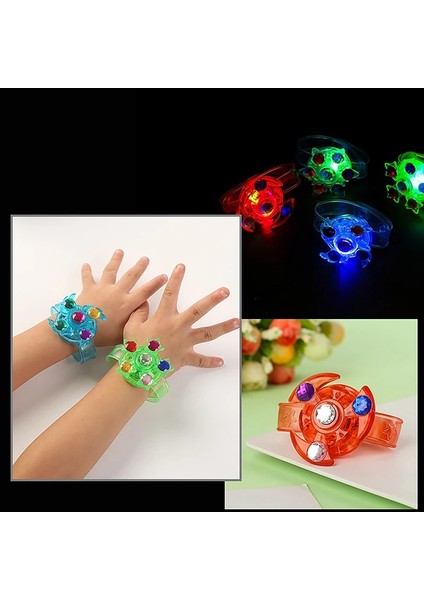 A2 Çocuk Oyuncak Yüzük Bilek Bandı Aydınlık Fidget Spinner Oyuncak Çocuk Parti Lehine Doğum Günü Konuk Eşantiyon Mevcut Yılbaşı Hediyeleri (Yurt Dışından)