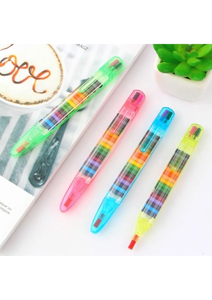 Rastgele 1 Yaratıcı Renkli Boya Kalemi 20 Renk Öğrenci Çocuk Çizim Grafiti Kalem Yağı Pastel Eğitici Oyuncak Çok Fonksiyonlu (Yurt Dışından) fiyatları