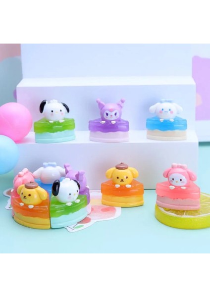 Cinnamoroll 5 Adet Sanrio Reçine Şekil Pochacco Cinnamoroll Kuromi Kek Aydınlık Telefon Kılıfı Diy Aksesuarları Benim Melody Tokalar Dekor Oyuncaklar Hediye (Yurt Dışından) modelleri
