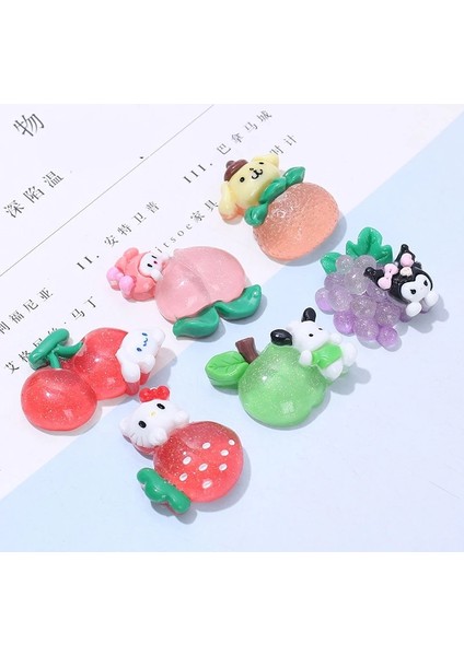 Pochacco 10 Adet Anime Sanrios Aydınlık Meyve Serisi Kawaii Reçine Yama Dıy Telefon Kılıfı Delik Ayakkabı Saç Aksesuarları Dekorasyon Malzemesi Oyuncaklar (Yurt Dışından) modelleri