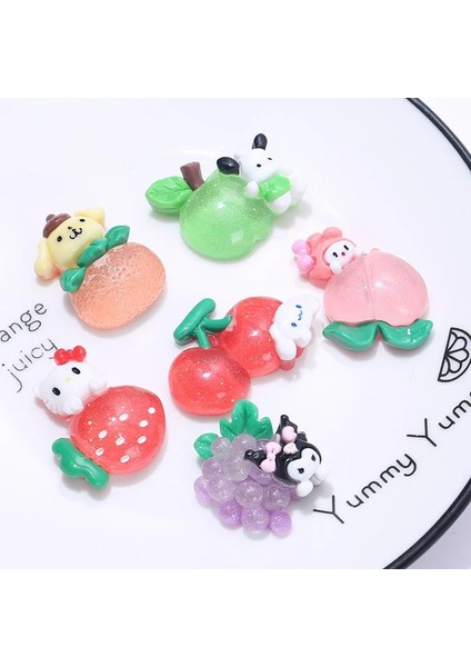 Pochacco 10 Adet Anime Sanrios Aydınlık Meyve Serisi Kawaii Reçine Yama Dıy Telefon Kılıfı Delik Ayakkabı Saç Aksesuarları Dekorasyon Malzemesi Oyuncaklar (Yurt Dışından) fırsatları
