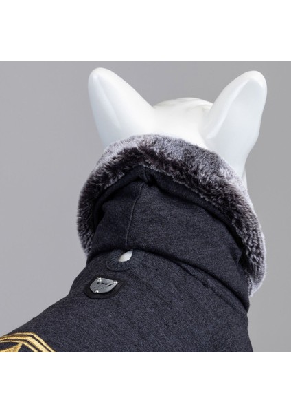 Army General Sweatshirt Köpek Kıyafeti Antrasit Beden 1