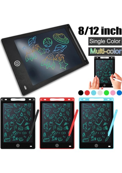 Yeşil Renkli 8.5/12 Inç LCD Çizim Tahtasında Yazma Tablet Haneli Sihirli Tahta Sanat Boyama Aracı Çocuk Oyuncakları Beyin Oyunu Çocuk En Iyi Hediye (Yurt Dışından) fiyatları