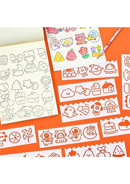 B 4 Adet/takım Karikatür Çok Fonksiyonlu Içi Boş Cetvel Boyama Çizim Şablonu Eğrisi Desen Cetvel Montessori Çocuk Oyuncak Dıy Günlüğü Gadget (Yurt Dışından) fiyatları