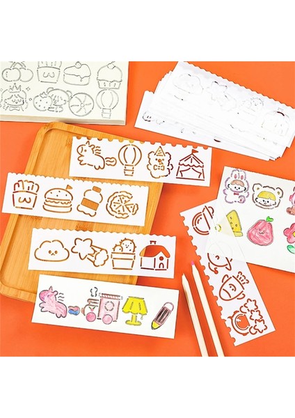B 4 Adet/takım Karikatür Çok Fonksiyonlu Içi Boş Cetvel Boyama Çizim Şablonu Eğrisi Desen Cetvel Montessori Çocuk Oyuncak Dıy Günlüğü Gadget (Yurt Dışından) fırsatları