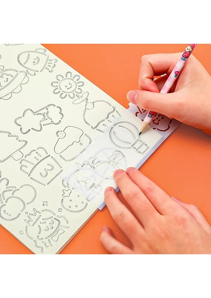 B 4 Adet/takım Karikatür Çok Fonksiyonlu Içi Boş Cetvel Boyama Çizim Şablonu Eğrisi Desen Cetvel Montessori Çocuk Oyuncak Dıy Günlüğü Gadget (Yurt Dışından) indirimleri
