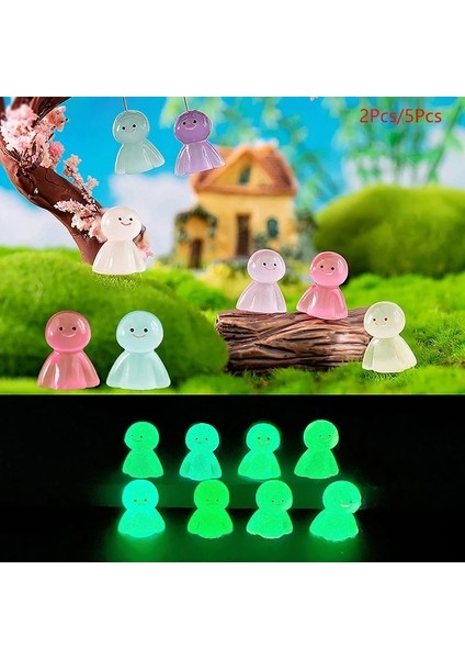 G 2/5 Adet Dollhouse Aydınlık Güneş Işığı Bebek Süs Mini Renkli Çizgi Film Bebeği Mikro Peyzaj Dekorasyon Minyatür Oyuncak (Yurt Dışından) modelleri