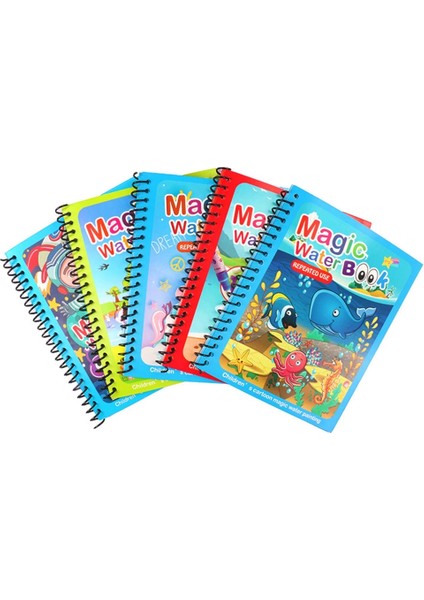 Sualtı Dünyası 1 Adet Montessori Oyuncakları Yeniden Kullanılabilir Boyama Kitabı Sihirli Su Çizim Kitabı Duyusal Erken Eğitim Oyuncaklar Çocuklar Için Doğum Günü Hediyesi (Yurt Dışından) fiyatları
