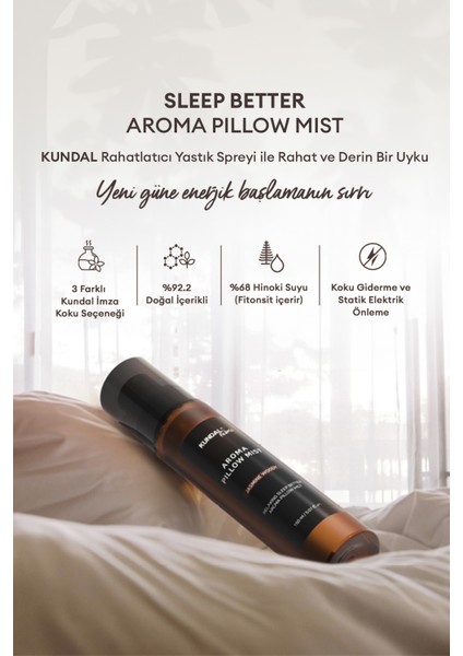 Rahatlatıcı Yastık Spreyi Kundal Aroma Pillow Mist 150ML (Pyeon Baek)