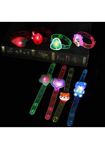 1 Adet Rastgele Renk Yenilik Oyuncaklar Bebek Izle Oyuncak Bilek Kayışı Bandı Aydınlık LED Işıkları ile Izle Noel Cadılar Bayramı Doğum Günü Partisi Çocuk Hediyeler (Yurt Dışından)