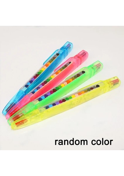 Rastgele Renk Çocuk Çizim Oyuncaklar 20 Renk Balmumu Boya Kalemi Bebek Komik Yaratıcı Eğitici Yağlıboya Pastel Çocuk Grafiti Çizim Kalemi Rastgele (Yurt Dışından)