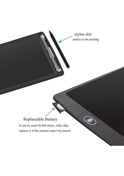 8.5 Inç Mavi 8.5 Inç LCD Yazma Tablet Çizim Tahtasında Çocuklar Graffiti Eskiz Defteri Oyuncaklar El Yazısı Yazı Tahtası Sihirli Çizim Tahtasında Oyuncak Hediye (Yurt Dışından) fırsatları