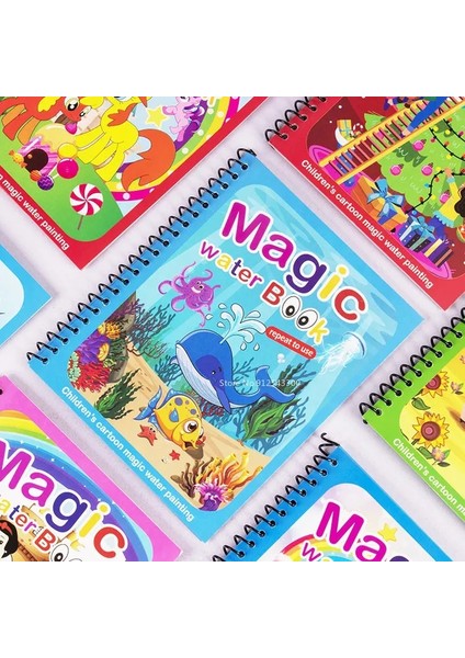Fare Çocuk Erken Eğitim Montessori Oyuncaklar Sihirli Su Çizim Kitabı Yeniden Kullanılabilir Boyama Kitabı Boyama Çizim Oyuncaklar Çocuklar Için Hediye (Yurt Dışından) fırsatları
