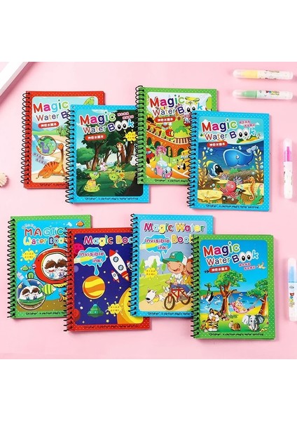Tip 1 Çocuk Yeniden Kullanılabilir Boyama Kitabı Sihirli Su Çizim Kitabı Dıy Anaokulu Grafiti Boyama Çizim Oyuncaklar Erken Eğitim Oyuncaklar (Yurt Dışından) fırsatları