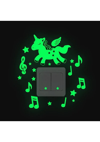 Stil 2 Çocuk Aydınlık Pvc Elektrik Düğmesi Çıkartması Karikatür Karanlıkta Parlayan Duvar Sticker Ev Odası Dekor Kedi Köpek Peri Yıldız Etiket Oyuncaklar (Yurt Dışından) fırsatları