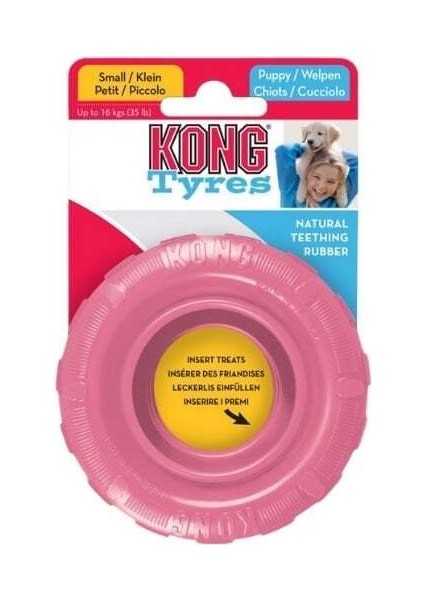 Lastik Şeklinde Kauçuk Yavru Köpek Oyuncağı Medium/large Mavi/pembe 11 cm