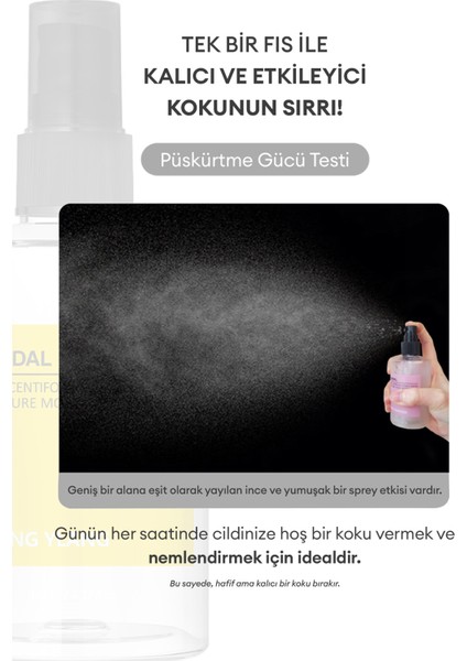 Nemlendirici Vücut Misti KUNDAL Pure Moist Body Mist 128ml (Ylang Ylang)