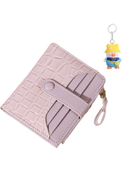 Bayan Cüzdanı Bayan Kısa Çoklu Kart Yuvası Moda Çok Yönlü Para Cüzdanı Kart Tutucu (Yurt Dışından)
