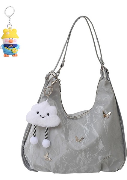 Büyük Kapasiteli Çanta Kadın Başliyö Tote Çantası Omuz Tek Omuz Crossbody Sırt Çantası (Yurt Dışından)