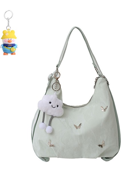 Büyük Kapasiteli Çanta Kadın Başliyö Tote Çantası Omuz Tek Omuz Crossbody Sırt Çantası (Yurt Dışından)