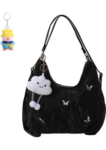 Büyük Kapasiteli Çanta Kadın Başliyö Tote Çantası Omuz Tek Omuz Crossbody Sırt Çantası (Yurt Dışından)