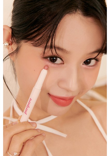 Çift Taraflı Kapatıcı ve Işıltılı Kalem Far PERIPERA Sugar Twinkle Duo Eye Stick (05 Frozen Pink)