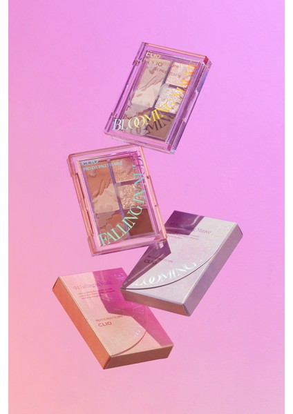 Göz Alıcı Renklerde, Yoğun Pigmentli Mini Far Paleti CLIO Pro Eye Palette Mini (03 Blooming Mauve)